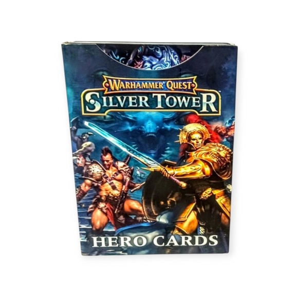 Games Workshop Warhammer Quest Silver Tower Hero Cards Expansion Pack Complete - Picture 1 of 4